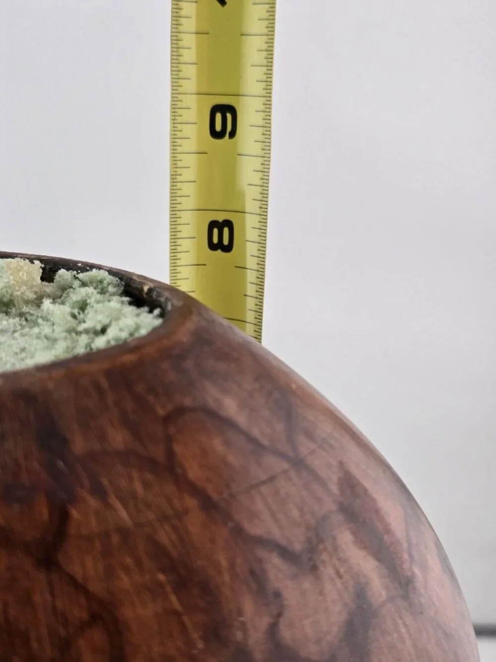Handcrafted Wooden Floral-Patterned Vase With Natural Finish 8